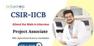 Latest Project Associate Jobs at IICB | MSc Agricultural Science Candidates Apply Now