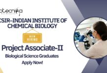 Project Associate Jobs at IICB | Biological Science Graduates Apply Now