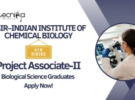 Project Associate Jobs at IICB | Biological Science Graduates Apply Now