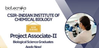 Project Associate Jobs at IICB | Biological Science Graduates Apply Now