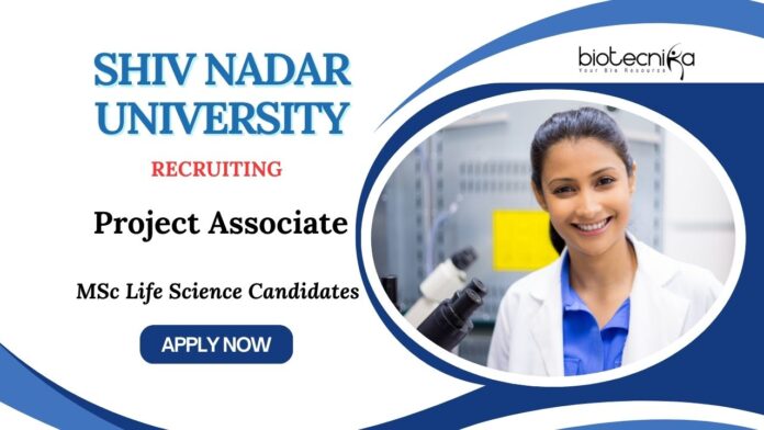 Life Science Jobs at SNU | Apply Now for Project Associate Position