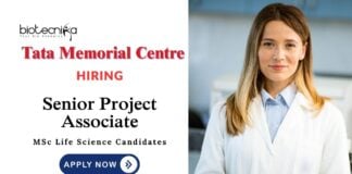 Project Associate Jobs at Tata Memorial Centre | MSc Life Science Candidates Apply Now