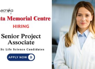 Project Associate Jobs at Tata Memorial Centre | MSc Life Science Candidates Apply Now