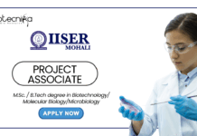 Project Associate Position at IISER Mohali - MSc Life Science Graduates Attend the Walk-In Interview (1)