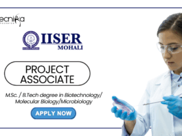 Project Associate Position at IISER Mohali - MSc Life Science Graduates Attend the Walk-In Interview (1)