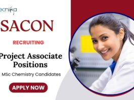 Project Associate Positions Jobs at SACON | MSc Life Science Candidates Apply Now