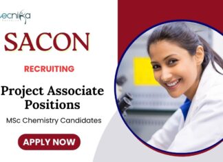 Project Associate Positions Jobs at SACON | MSc Life Science Candidates Apply Now