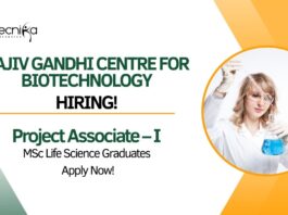 MSc Microbiology Research Jobs at RGCB