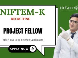 Project Fellow Vacancies at NIFTEM Attend the Walk-in Interview (1)