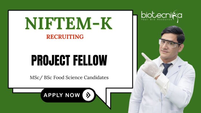 Project Fellow Vacancies at NIFTEM Attend the Walk-in Interview (1)