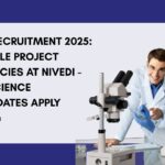 Project Vacancies at NIVEDI l ICAR Recruitment 2025 l Life Science Graduates Apply Now 