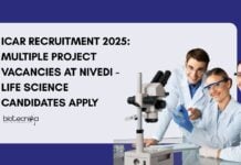 Project Vacancies at NIVEDI l ICAR Recruitment 2025 l Life Science Graduates Apply Now 