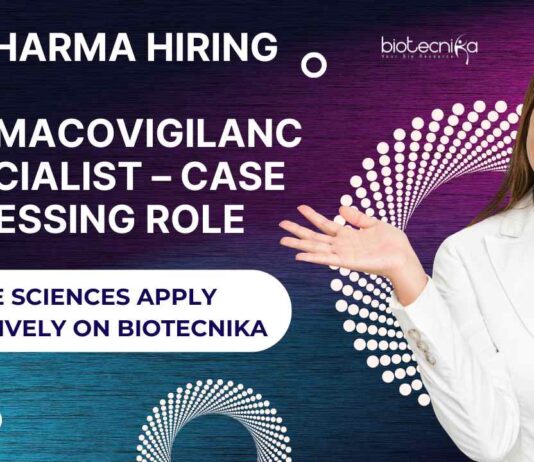 BSc Life Sciences Jobs in Pharmacovigilance