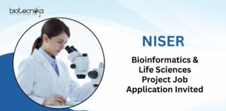 Bioinformatics & Life Sciences Project Job Application Invited NISER