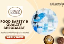 Latest MSc Food Technology Jobs at Ferrero