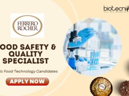 Latest MSc Food Technology Jobs at Ferrero