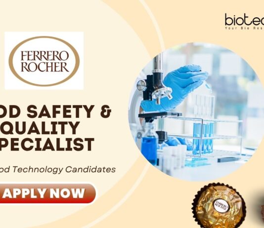 Latest MSc Food Technology Jobs at Ferrero