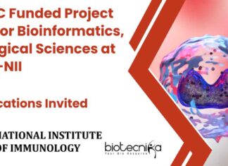 MSc Bioinformatics SRF Jobs at NII Delhi