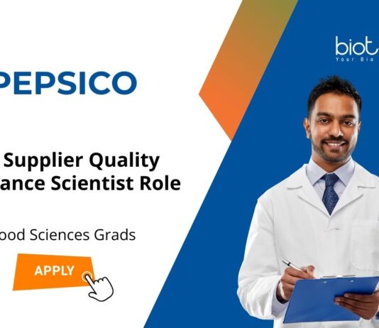 For Supplier Quality Assurance Scientist Role PepsiCo Food Sciences Grads