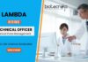 Life Science Job at Lambda | MSc Graduates Apply Now for the Technical Officer Role