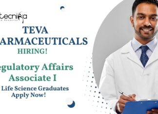 Regulatory Affairs Job Vacancy at Teva Pharmaceuticals | MSc Life Science Graduates Apply Now
