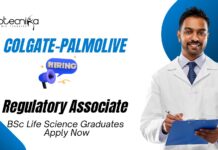 Regulatory Associate Jobs at Colgate-Palmolive | BSc Life Science Graduates Apply Now