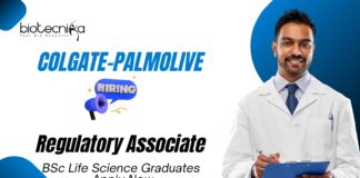 Regulatory Associate Jobs at Colgate-Palmolive | BSc Life Science Graduates Apply Now
