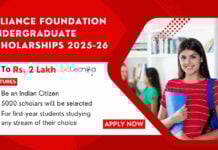 Reliance Foundation Undergraduate Scholarships 2025-26 - Apply Online