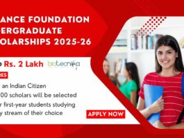 Reliance Foundation Undergraduate Scholarships 2025-26 - Apply Online
