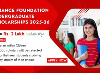 Reliance Foundation Undergraduate Scholarships 2025-26 - Apply Online