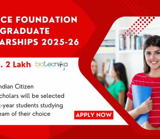 Reliance Foundation Undergraduate Scholarships 2025-26 - Apply Online