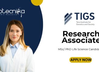 Research Associate position at TIGS - MSc Life Science Graduates Apply Online (1)