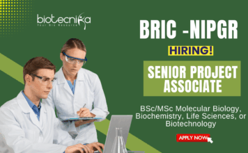 Research Jobs at NIPGR MSc Biotechnology Graduates Apply Now for the Senior Project Associate Position (1)