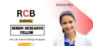Research Jobs at RCB Faridabad MSc Life Science Graduates Apply Now for the Senior Research Fellow Position