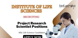 Research Scientist Jobs at ILS, Bhubaneswar | MSc Life Science Candidates Apply Now