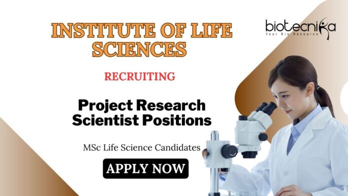 Research Scientist Jobs at ILS, Bhubaneswar | MSc Life Science Candidates Apply Now