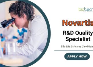 Research and Development Roles at Novartis | BSc Life Science Candidates Apply Now