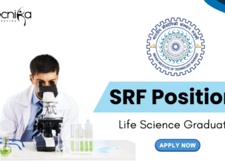 SRF position at IIT Roorkee - Life Science Graduates Apply Online