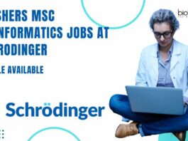 Freshers MSc Bioinformatics Jobs at Schrodinger