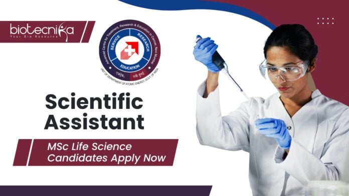 Scientific Assistant Jobs at ACTREC | MSc Life Science Candidates Apply Now