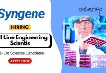 Scientist Jobs at Syngene Life Science PhD Candidates Apply Online