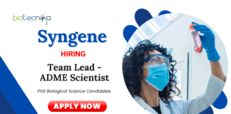 Scientist Position Vacancies at Syngene | PhD Biological Science Candidates Apply