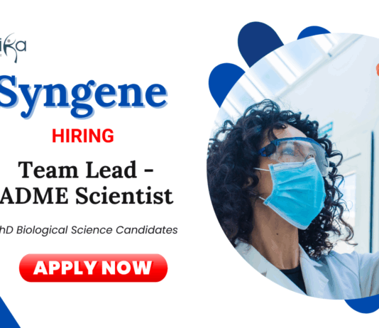 Scientist Position Vacancies at Syngene | PhD Biological Science Candidates Apply
