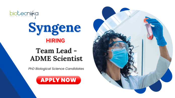 Scientist Position Vacancies at Syngene | PhD Biological Science Candidates Apply