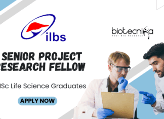 _Senior Project Research Fellow Position at ILBS MSc Life Science Graduates Apply Online