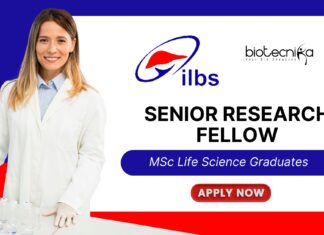 Senior Research Fellow position for AYUSH-funded Project - MSc Life Science Graduates Apply Now at ILBS