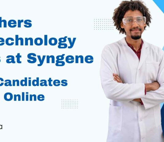 Freshers MSc Biotech Jobs at Syngene