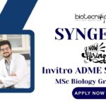 MSc Biology Jobs at Syngene | Apply Now For The Invitro ADME Scientist Role