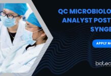 QC Microbiology Analyst Post at Syngene – Apply Online MSc Microbiology Job Openings in QC at Syngene