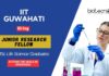 Walk-In Interview for JRF Position at IIT Guwahati for MSc Life Science Graduates (1)